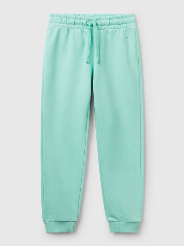 Pantalón de felpa con logotipo Niña