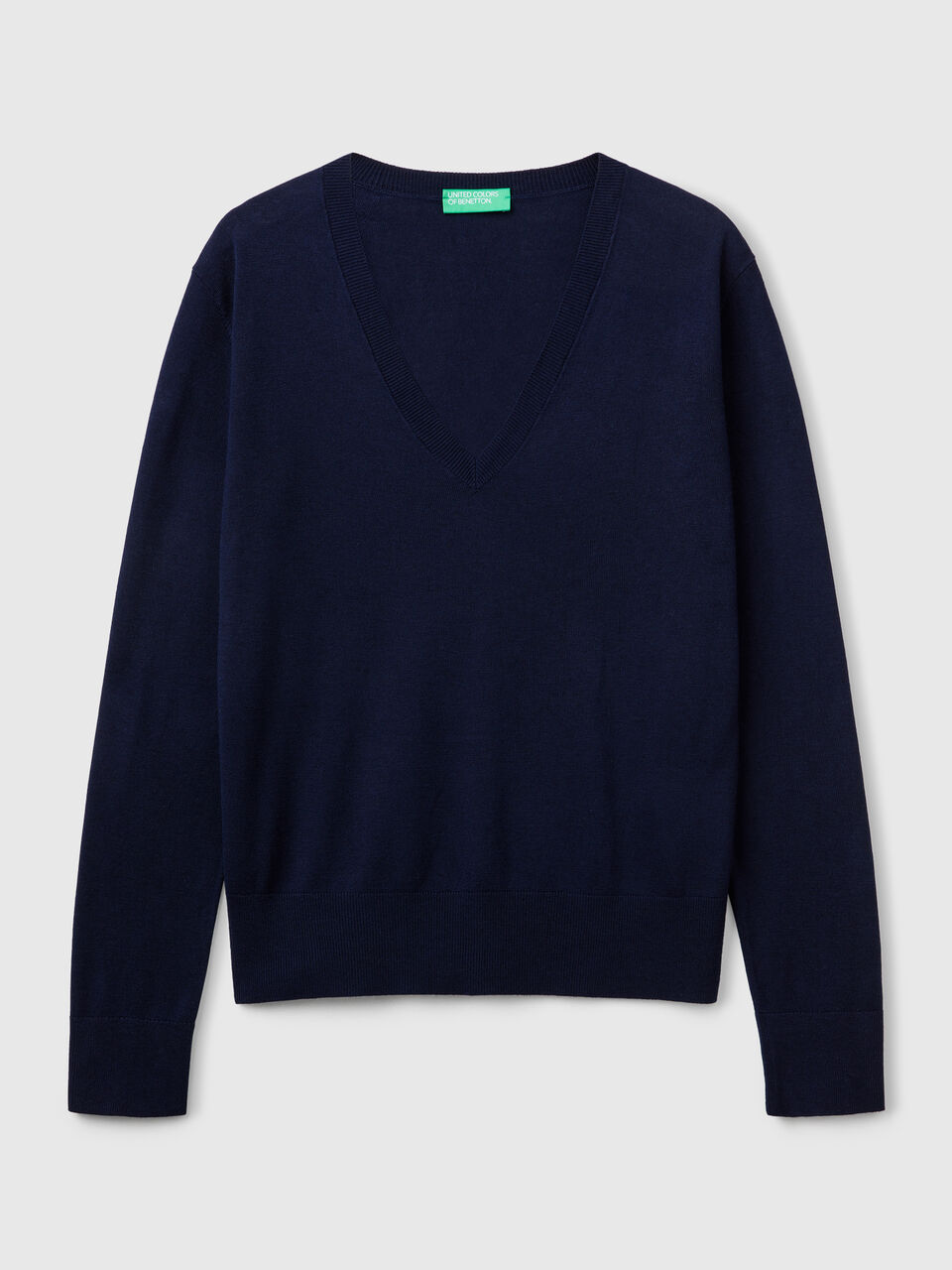 V NECK SWEATER L/S Mujer image number 1