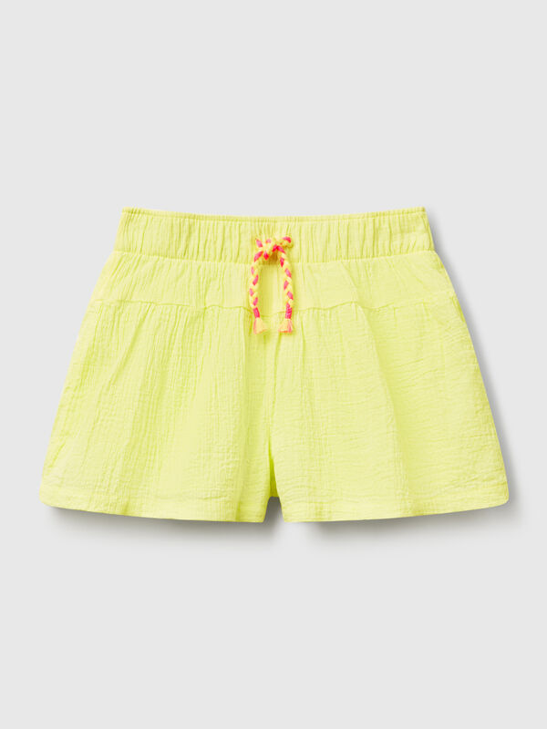 Pantalón corto ligero con cordón Niña