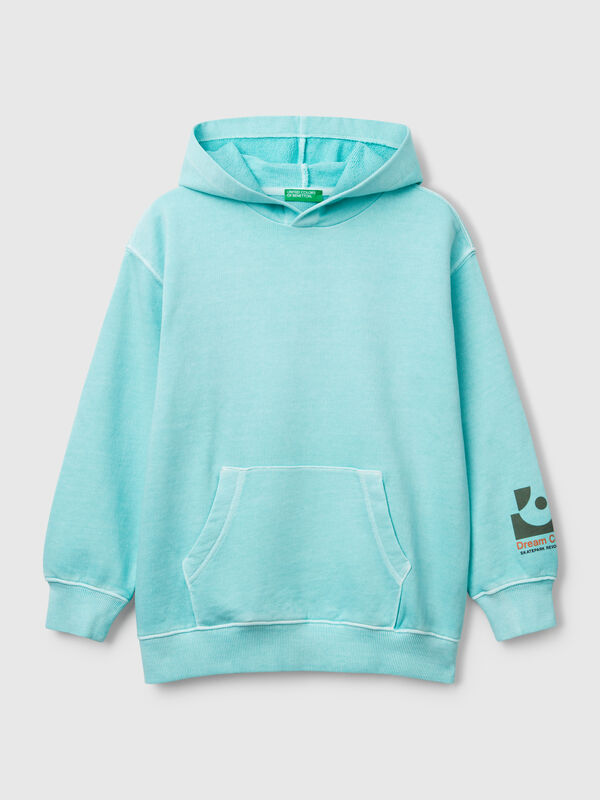 Sudadera oversize con estampado Niño
