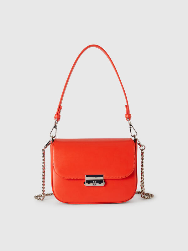 Bolso pequeño color coral Mujer