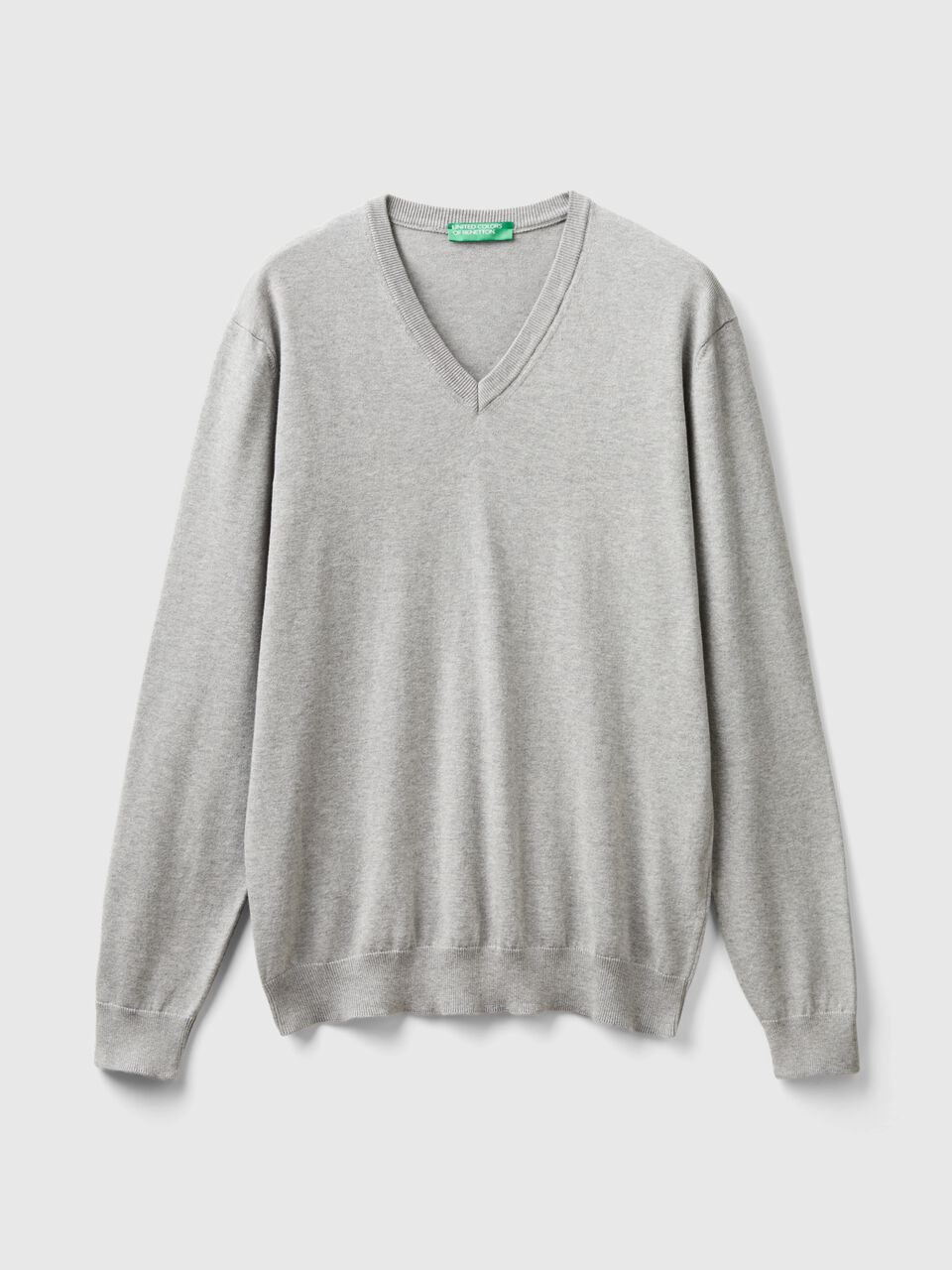 V NECK SWEATER L/S Hombre image number 1