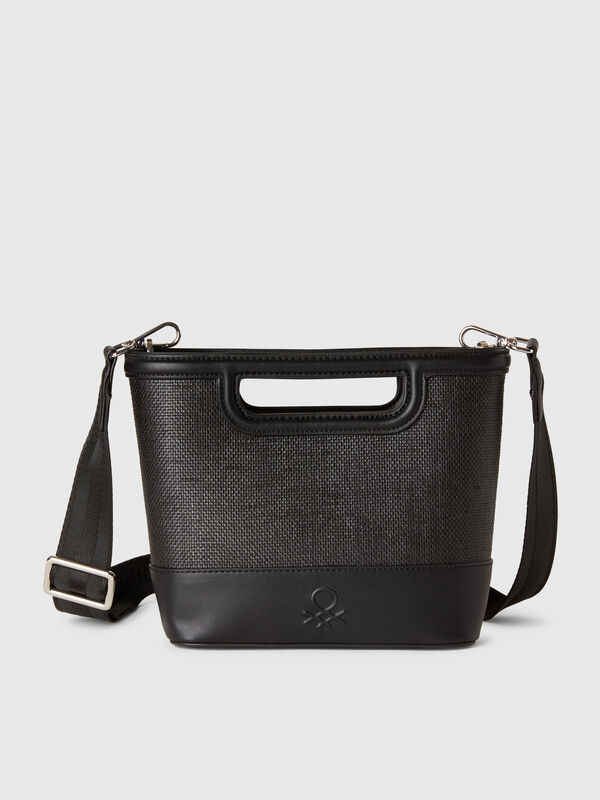 Bolso tote mediano de rafia Mujer
