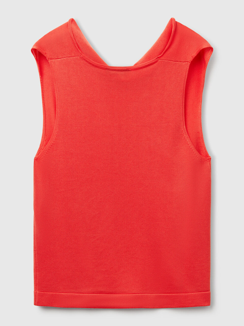 SLEEVELESS SWEATER Mujer image number 2