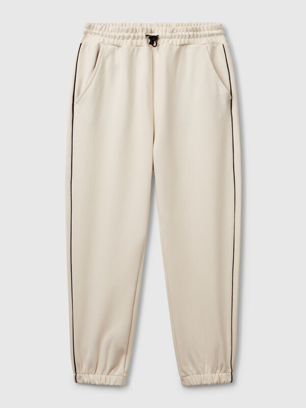 Pantalón sudadera con ribetes Niño
