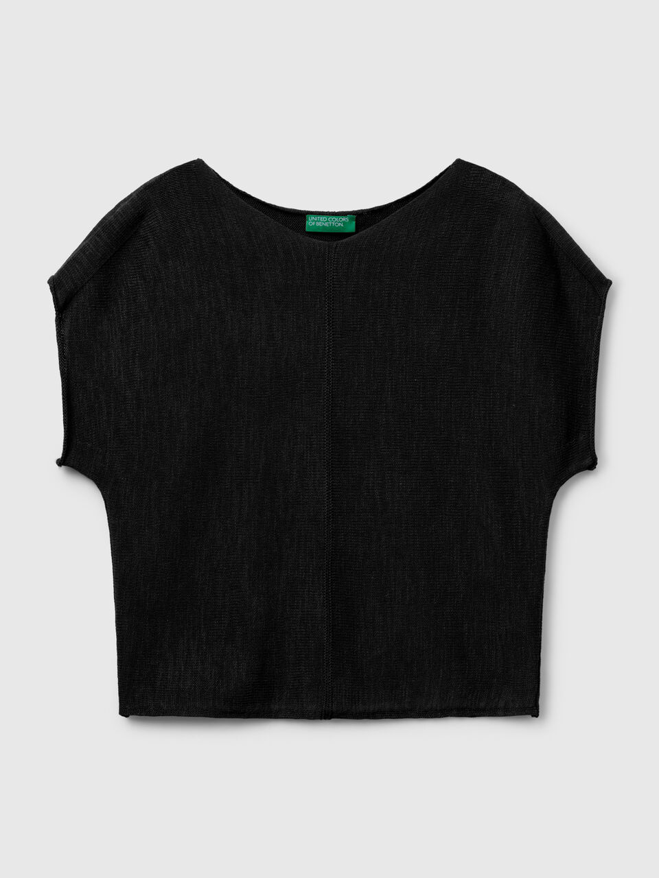 S/L V NECK SWEATER Mujer image number 1