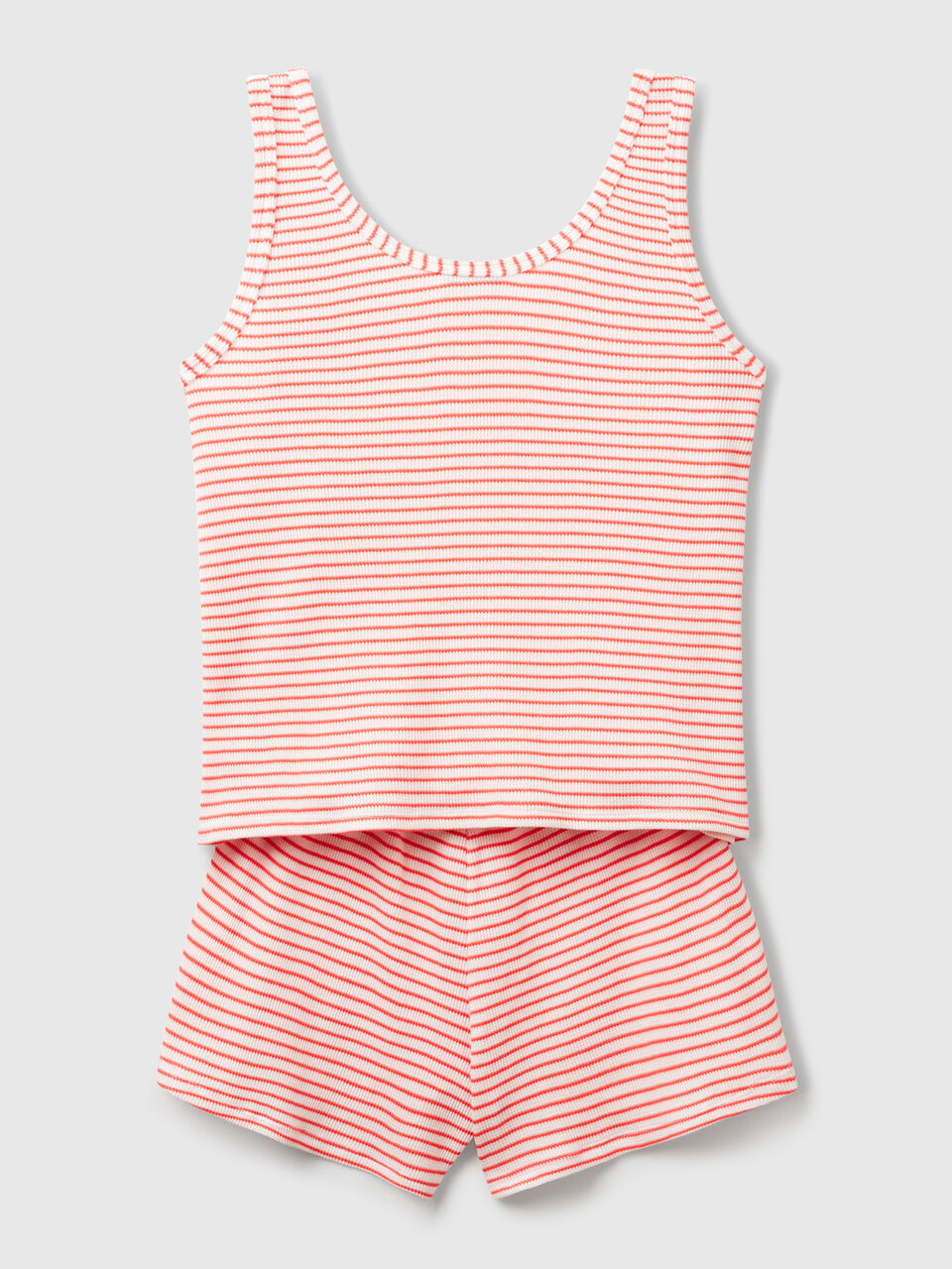 PYJAMA(VEST+SHORTS) Mujer image number 2