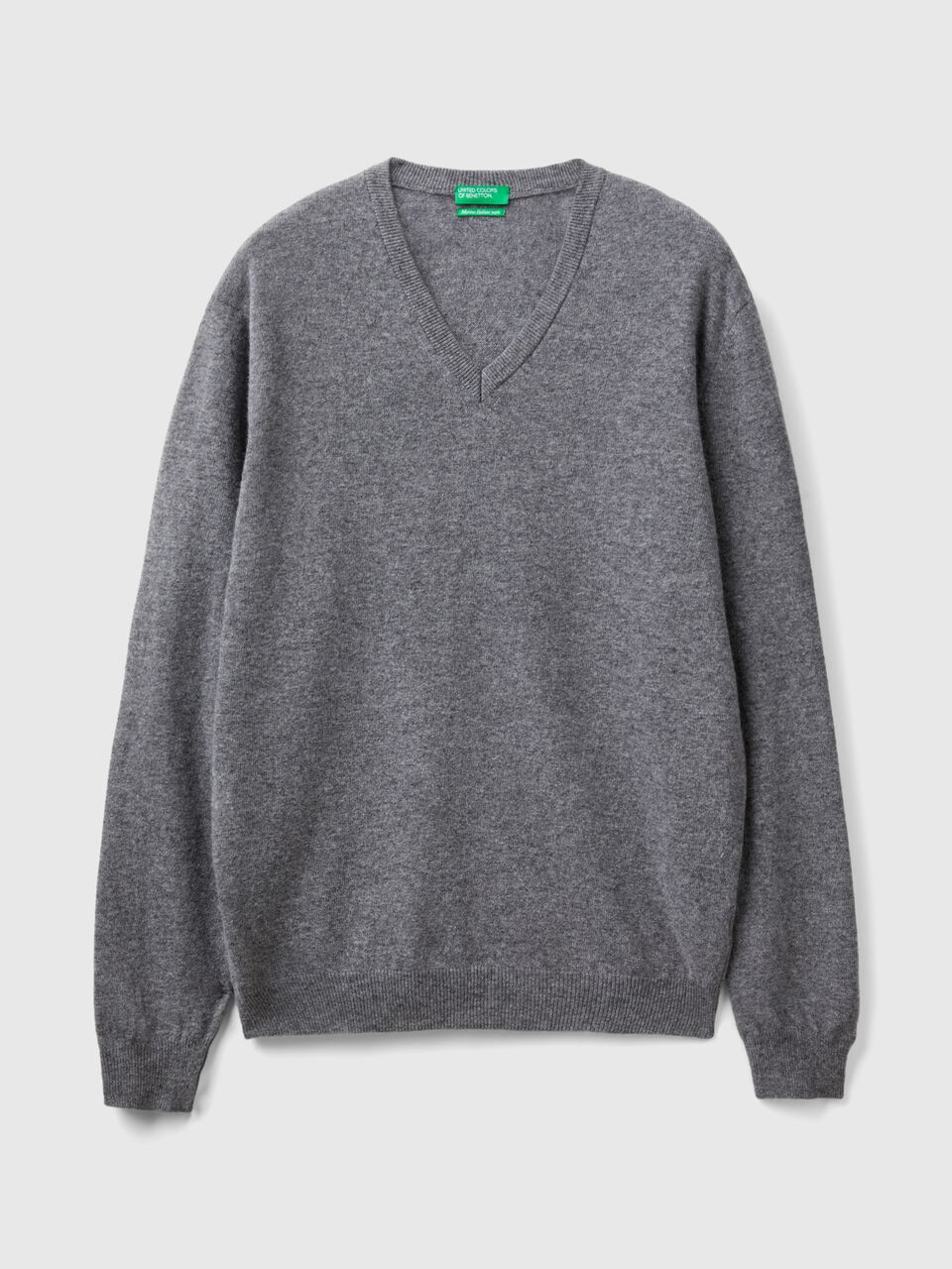 V NECK SWEATER L/S Hombre image number 1