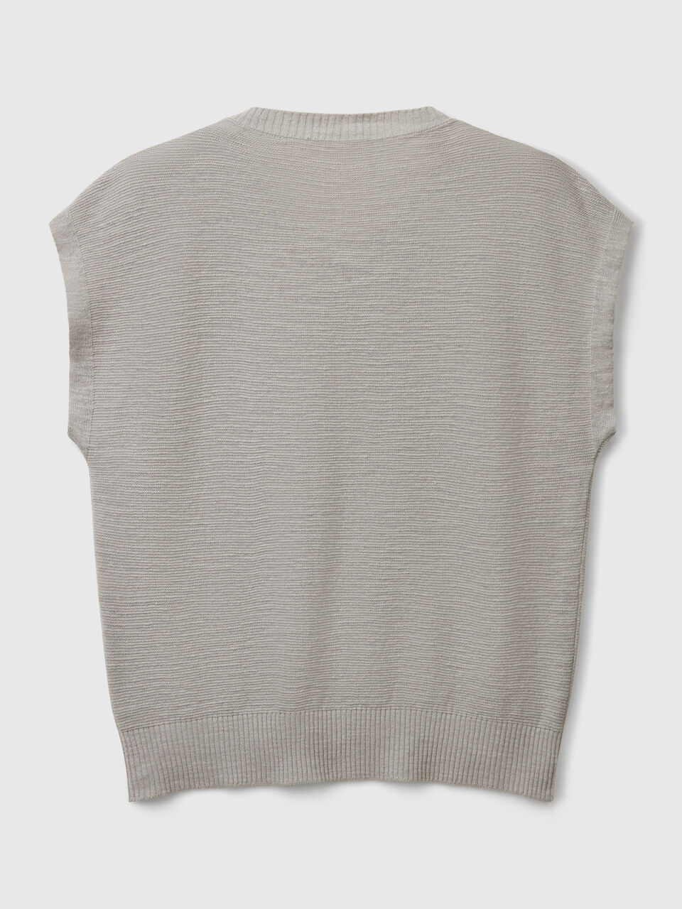 SLEEVELESS SWEATER Mujer image number 2
