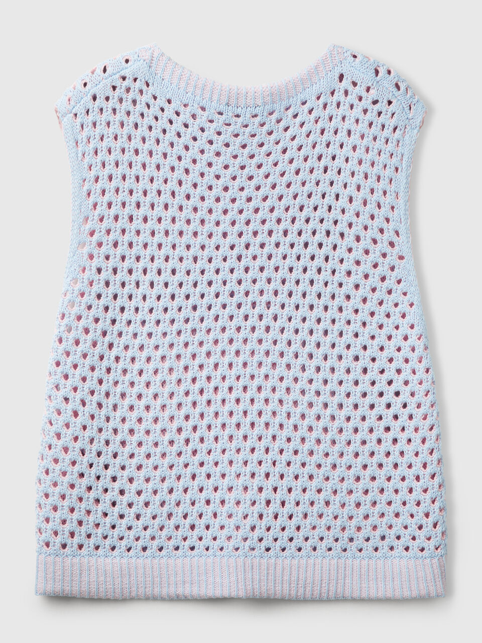SLEEVELESS SWEATER Mujer image number 2