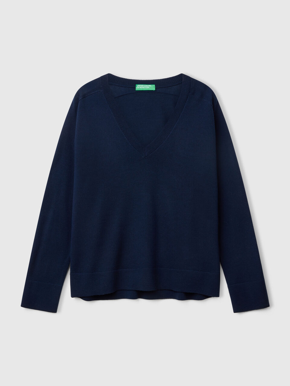 V NECK SWEATER L/S Mujer image number 1
