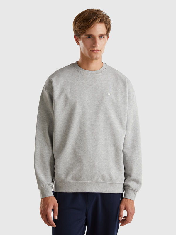 Sudadera con parche del logo Hombre