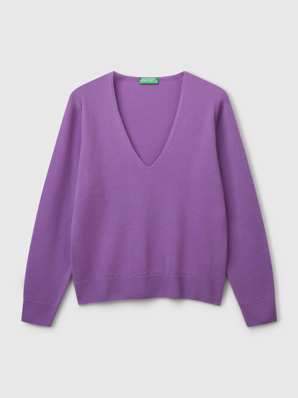 V NECK SWEATER L/S Mujer image number 1