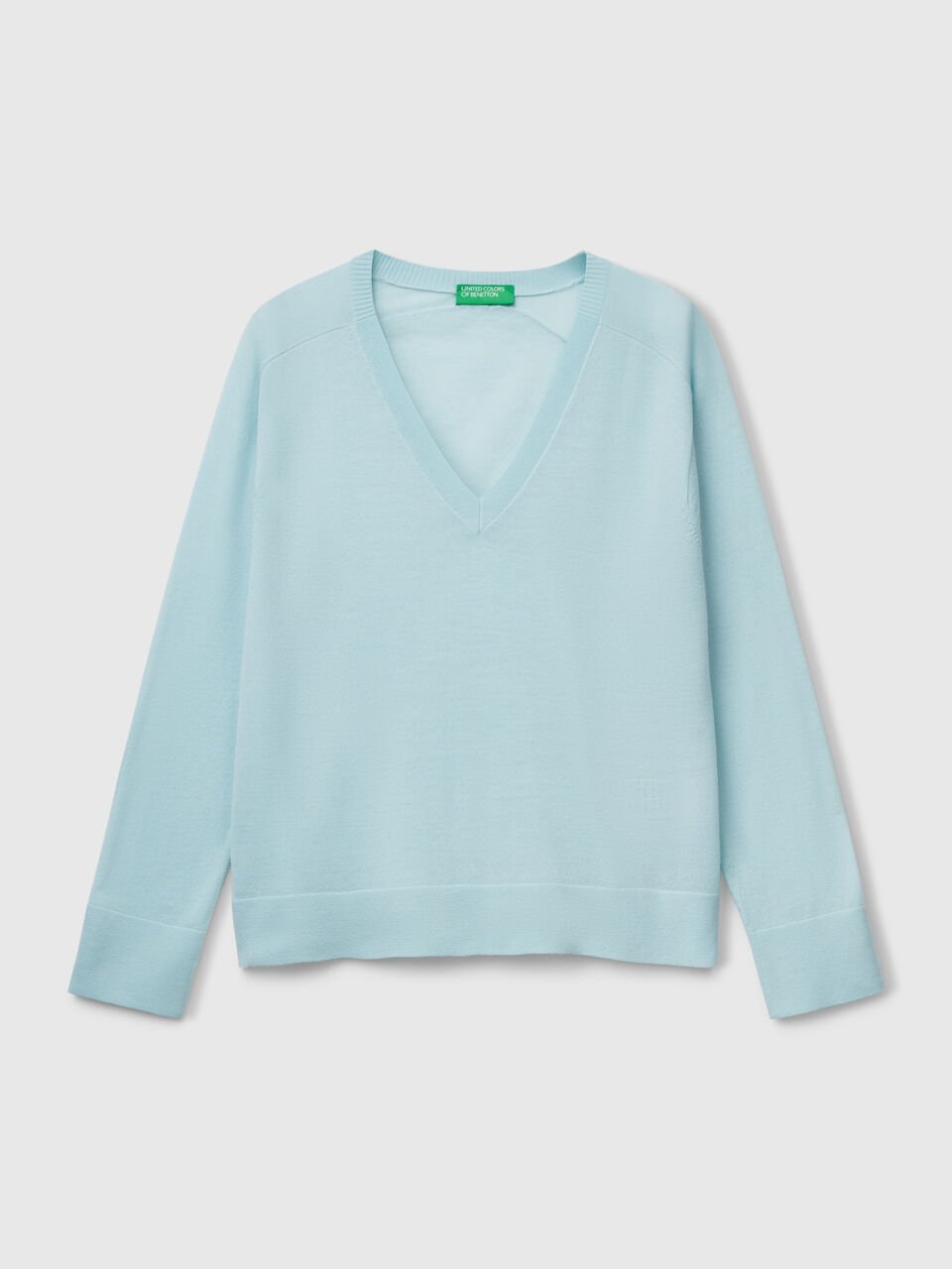 V NECK SWEATER L/S Mujer image number 1