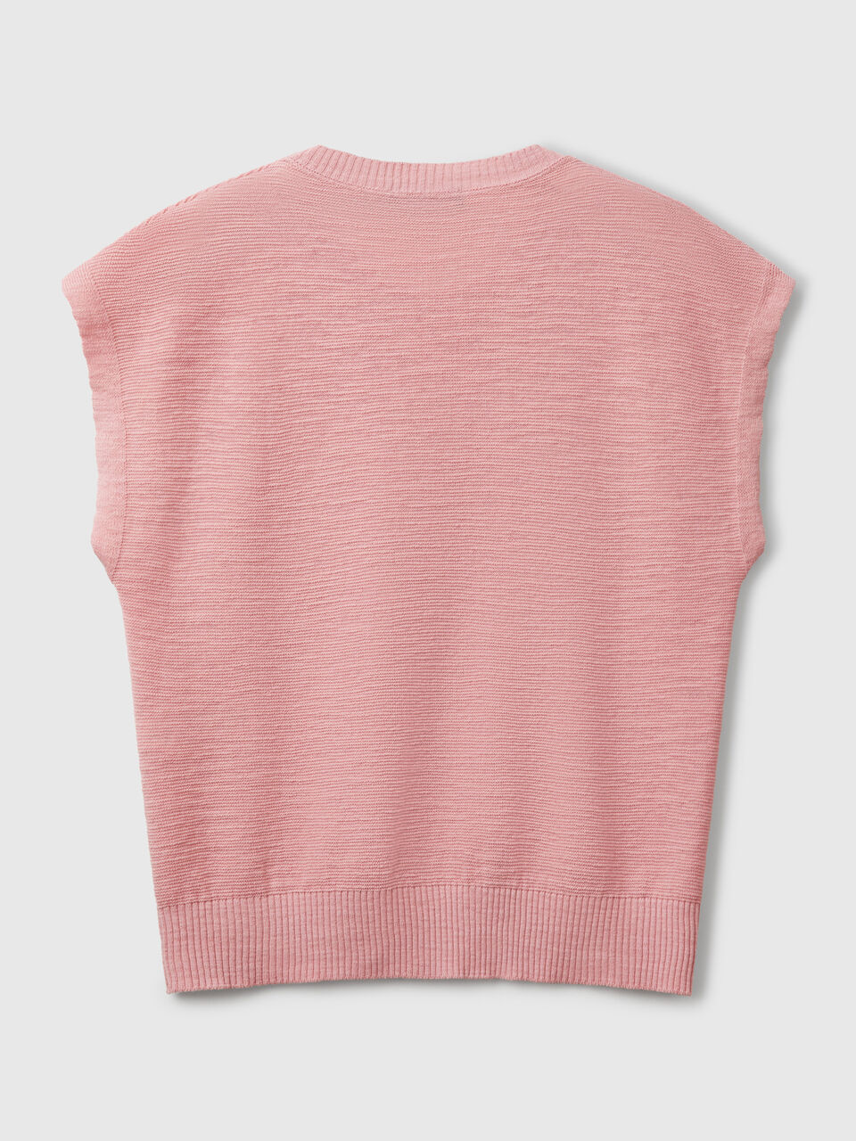 SLEEVELESS SWEATER Mujer image number 2