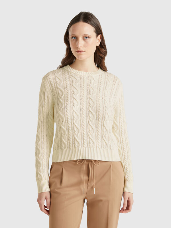 Jersey de punto ochos 100% algodón Mujer