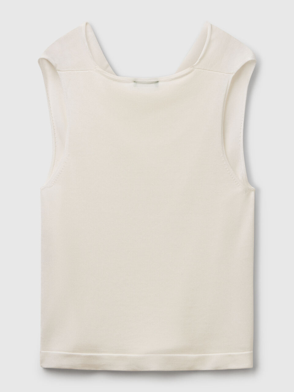SLEEVELESS SWEATER Mujer image number 2