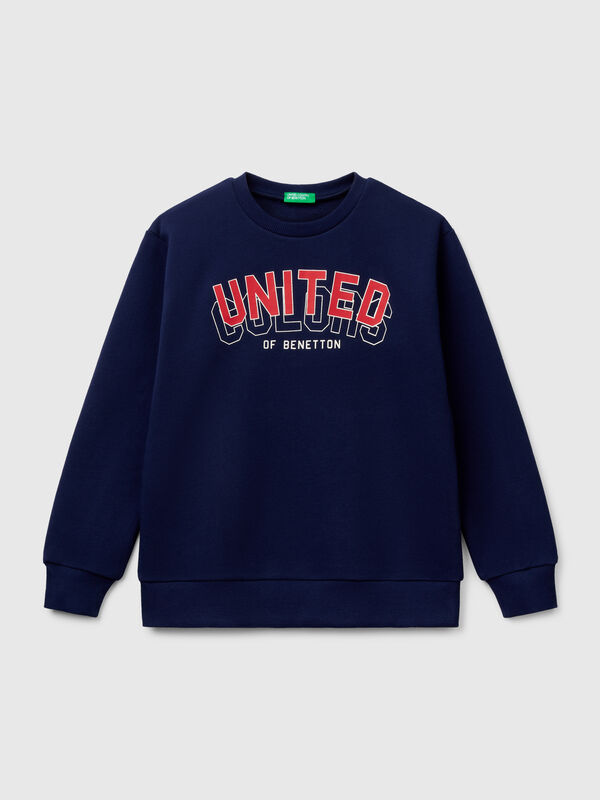 Sudadera de 100 % algodón con estampado Niño