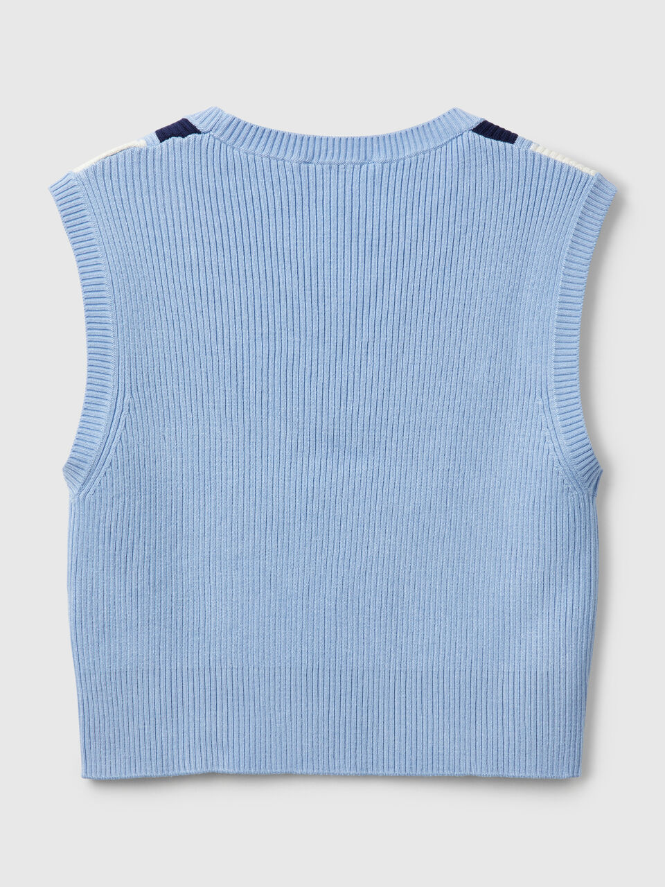 SLEEVELESS SWEATER Mujer image number 2