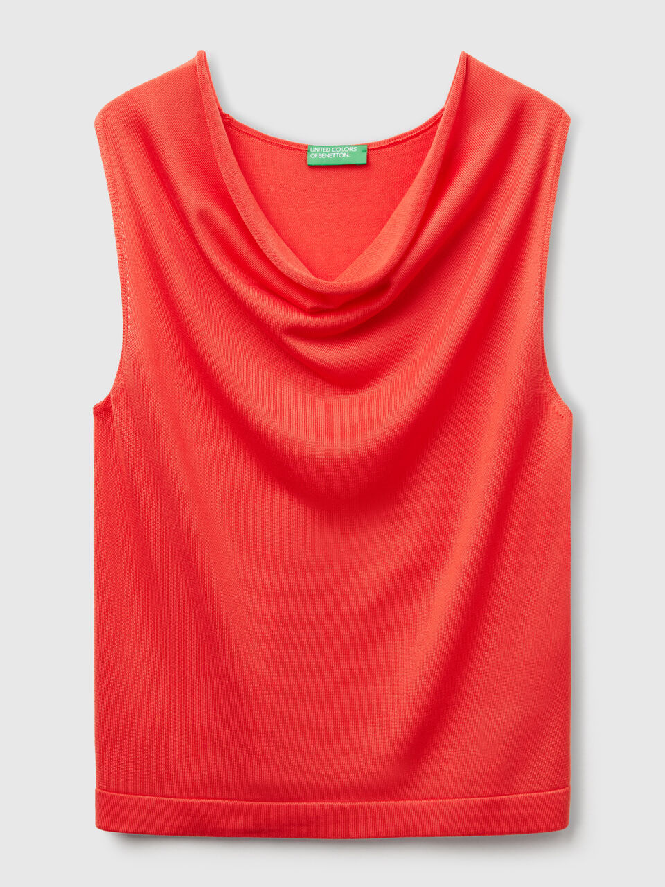SLEEVELESS SWEATER Mujer image number 1