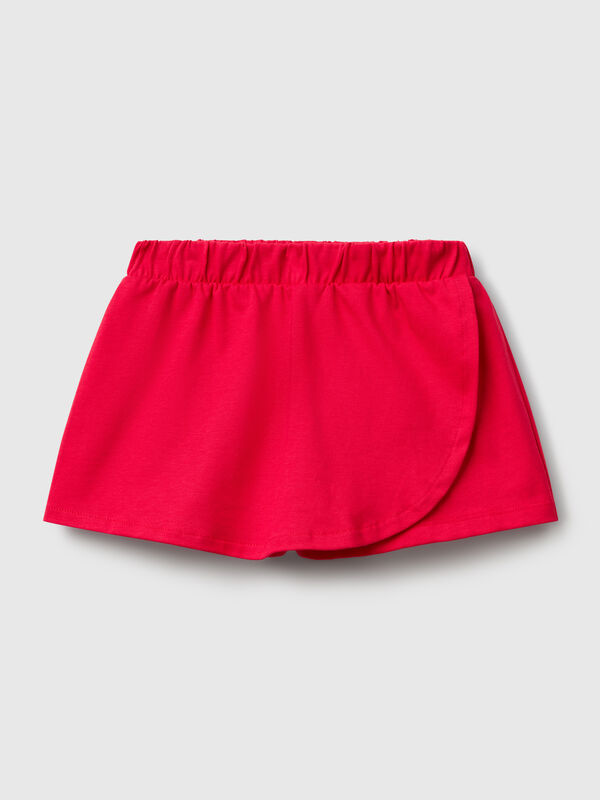 Pantalón culotte de puro algodón Niña