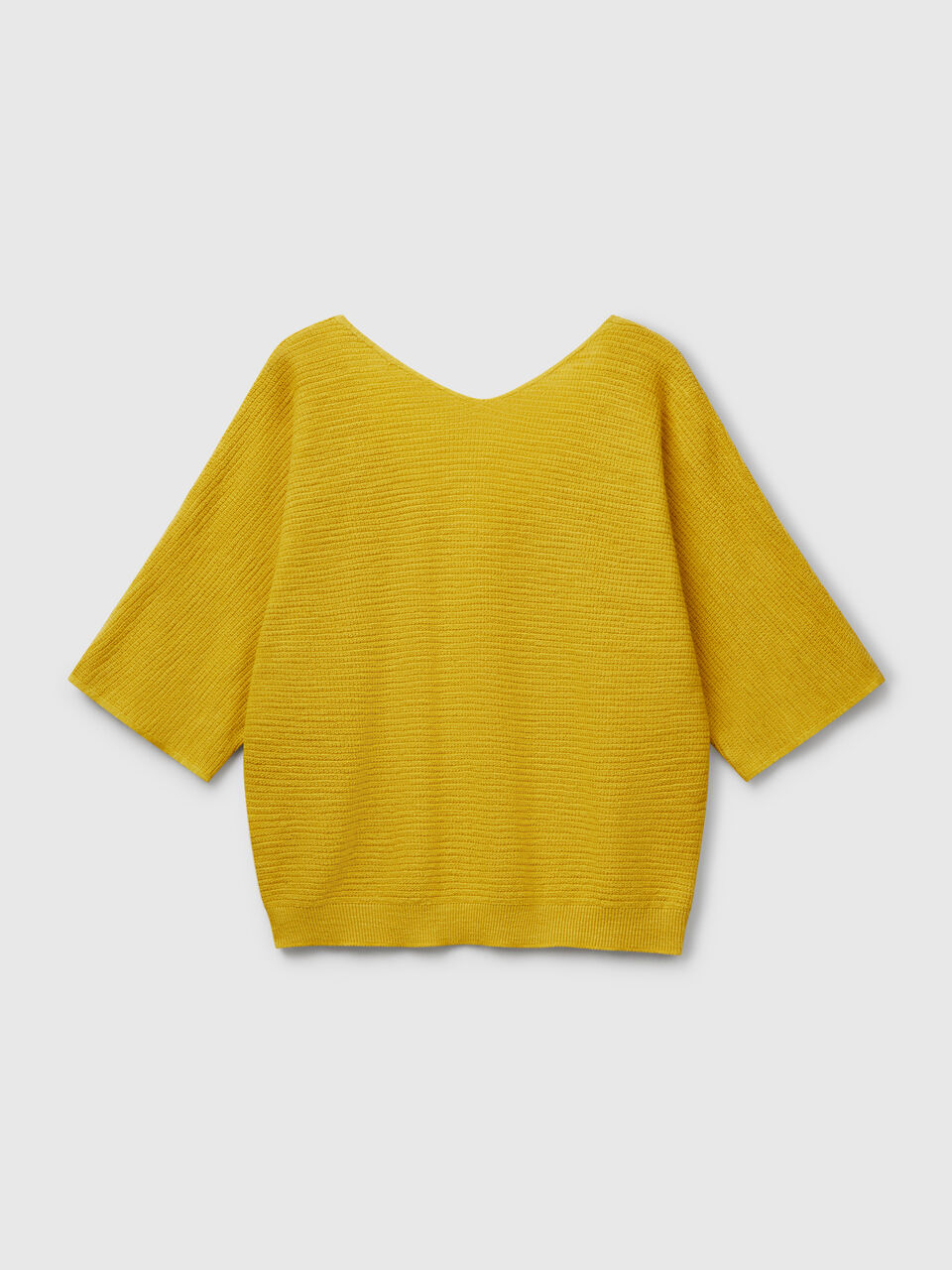 V NECK SWEATER H/S Mujer image number 2