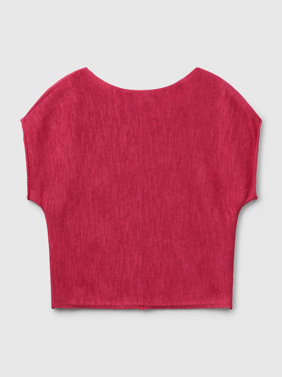 S/L V NECK SWEATER Mujer image number 2