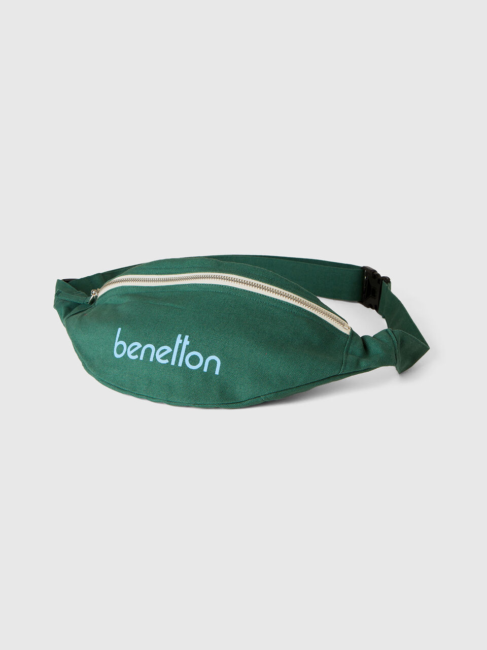 Military green pouch in pure cotton image number 1