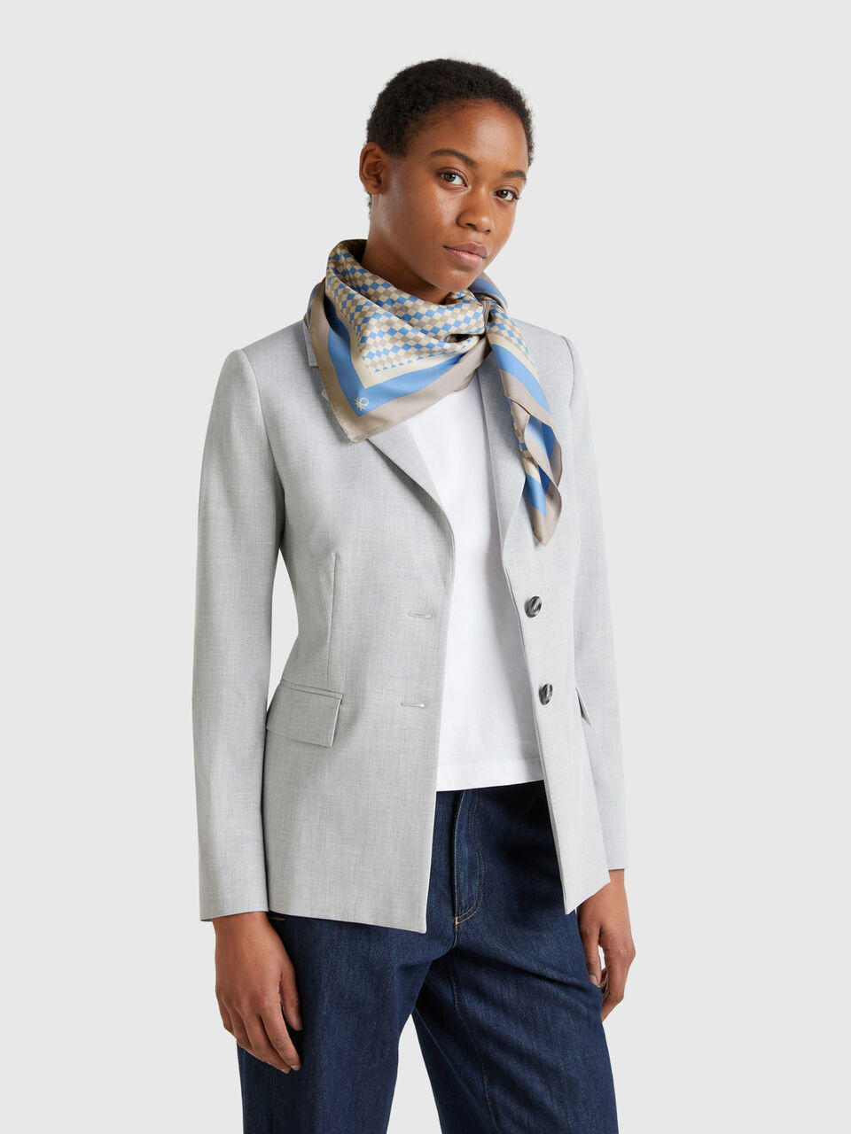 SQUARE SCARF Mujer image number 2