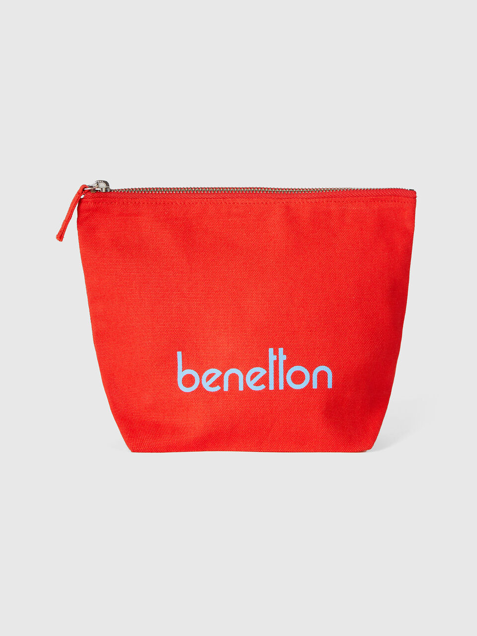 Red clutch in pure cotton image number 1