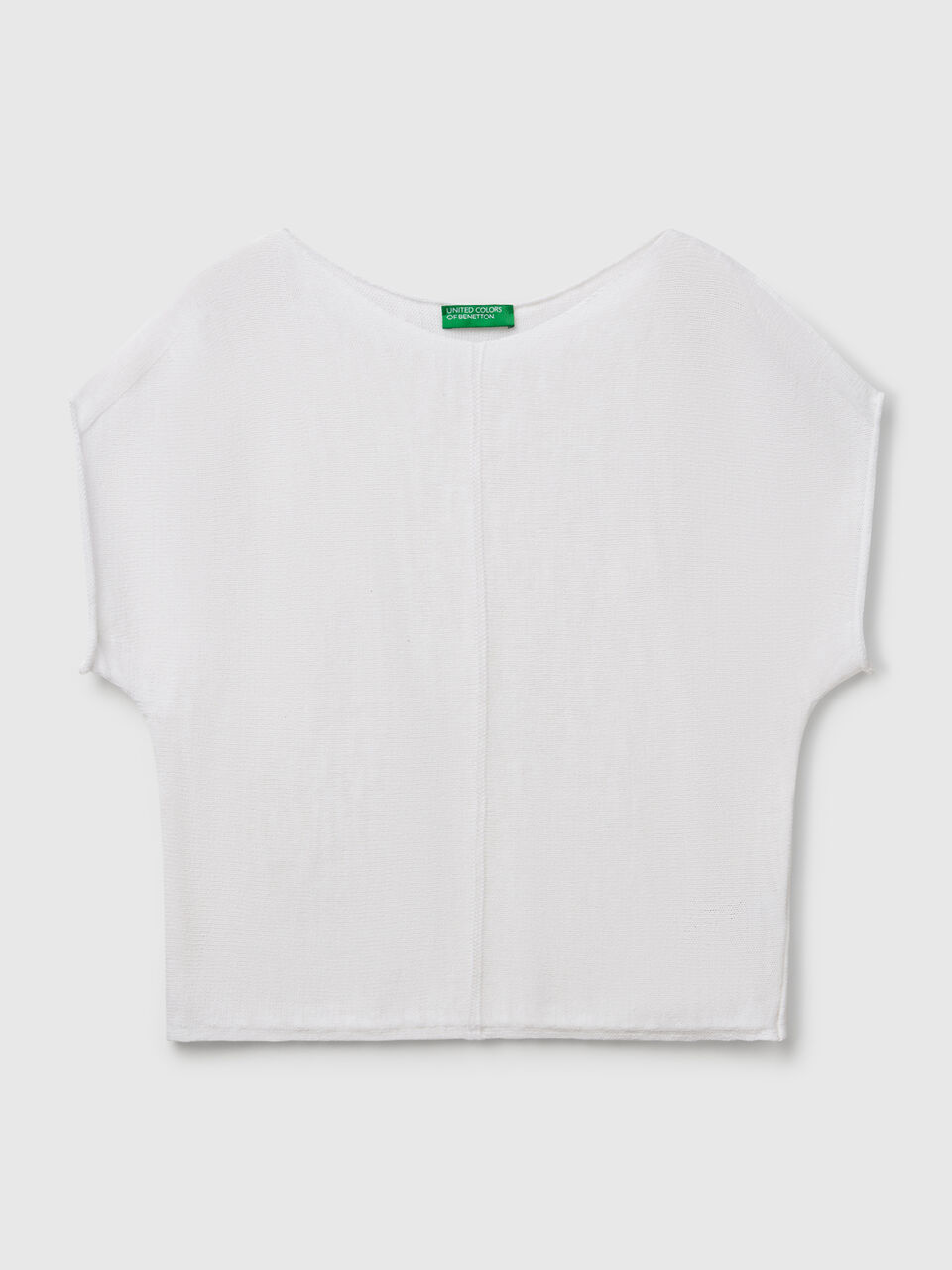S/L V NECK SWEATER Mujer image number 1