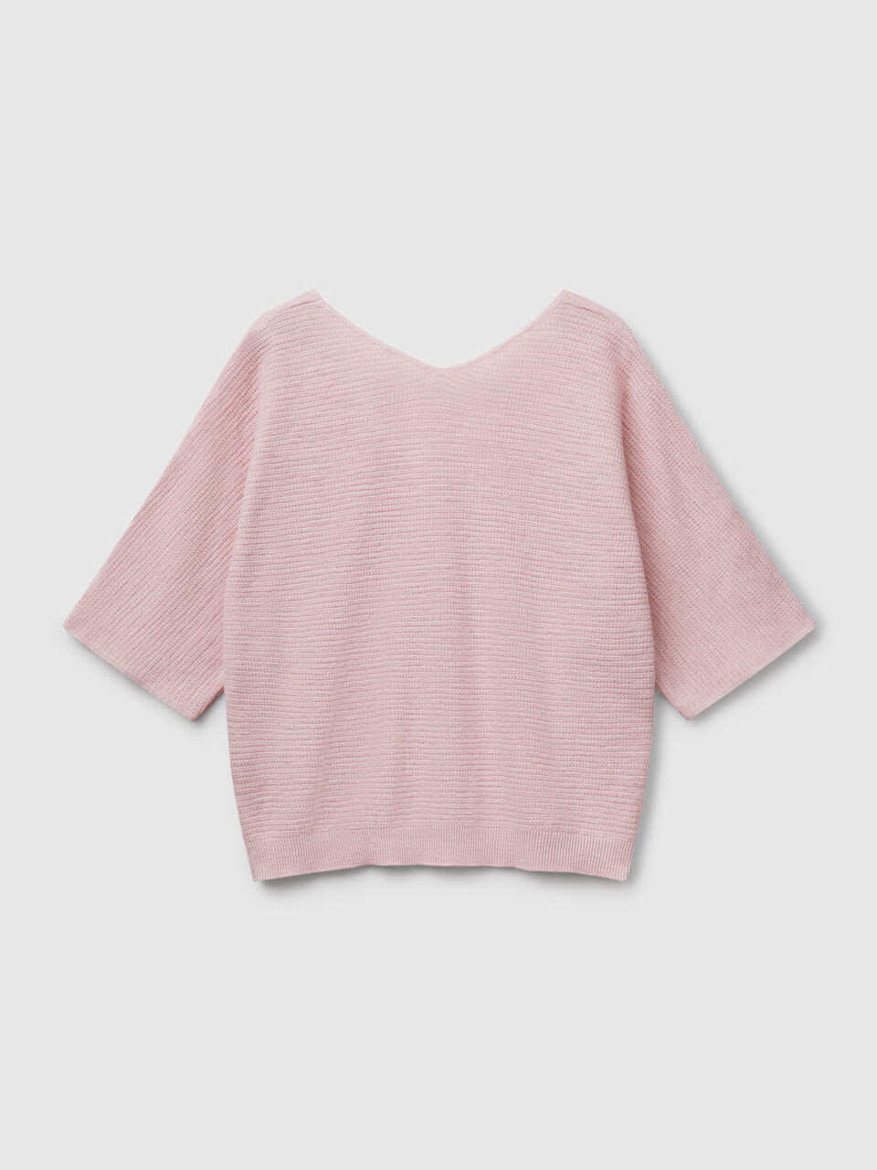 V NECK SWEATER H/S Mujer image number 2