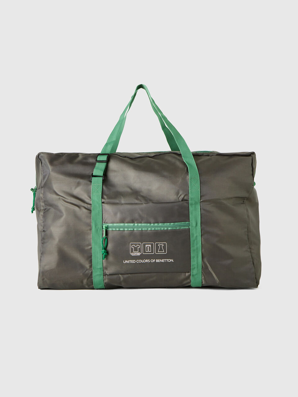 Military green travel bag image number 1