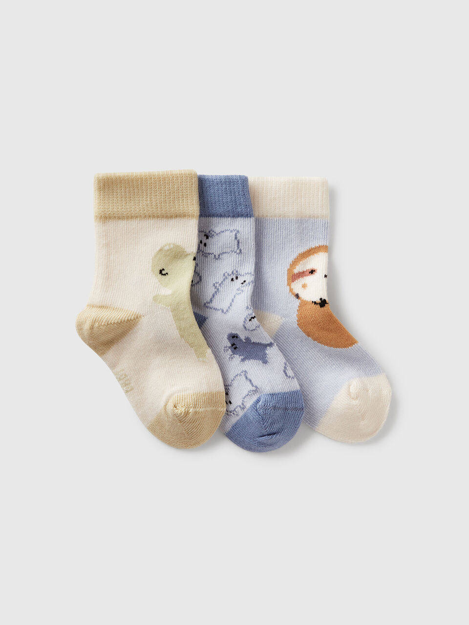 KNITTED SOCKS 3 PAIR Recién nacidos image number 1