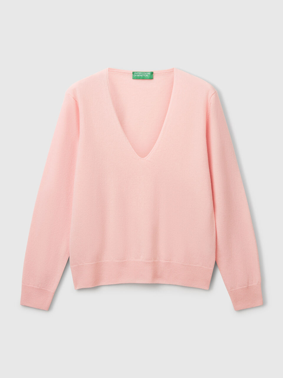 V NECK SWEATER L/S Mujer image number 1
