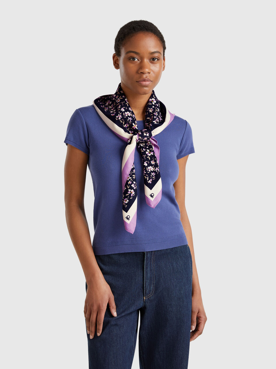 SQUARE SCARF Mujer image number 2