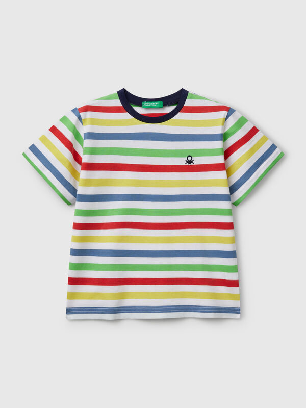 Camiseta rayas 100% algodón Niño