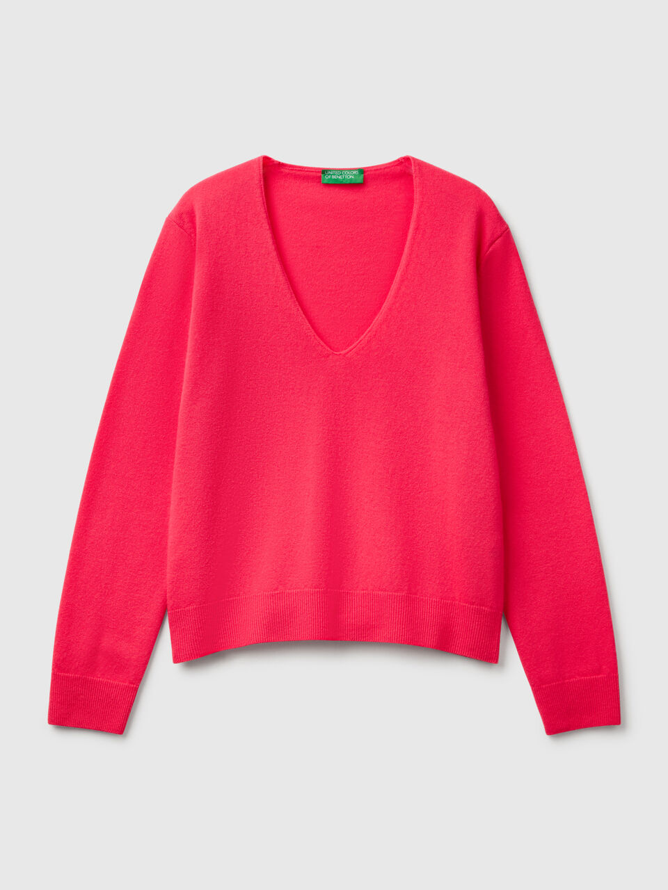 V NECK SWEATER L/S Mujer image number 1