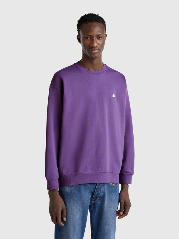 Sudadera con parche del logo Hombre