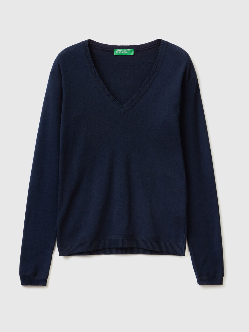 V NECK SWEATER L/S Mujer image number 1