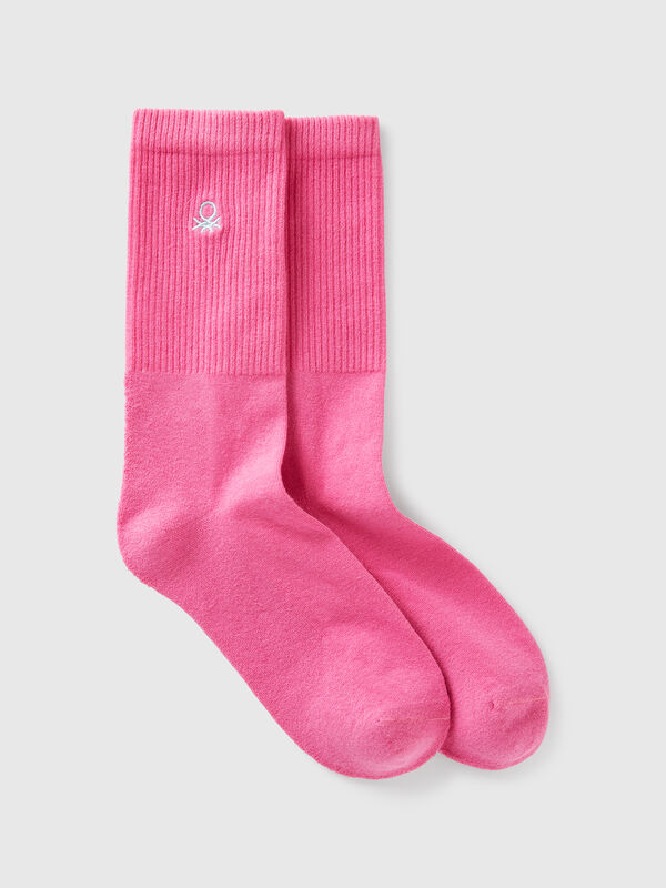 Calcetines deportivos en mezcla de algodón elástico