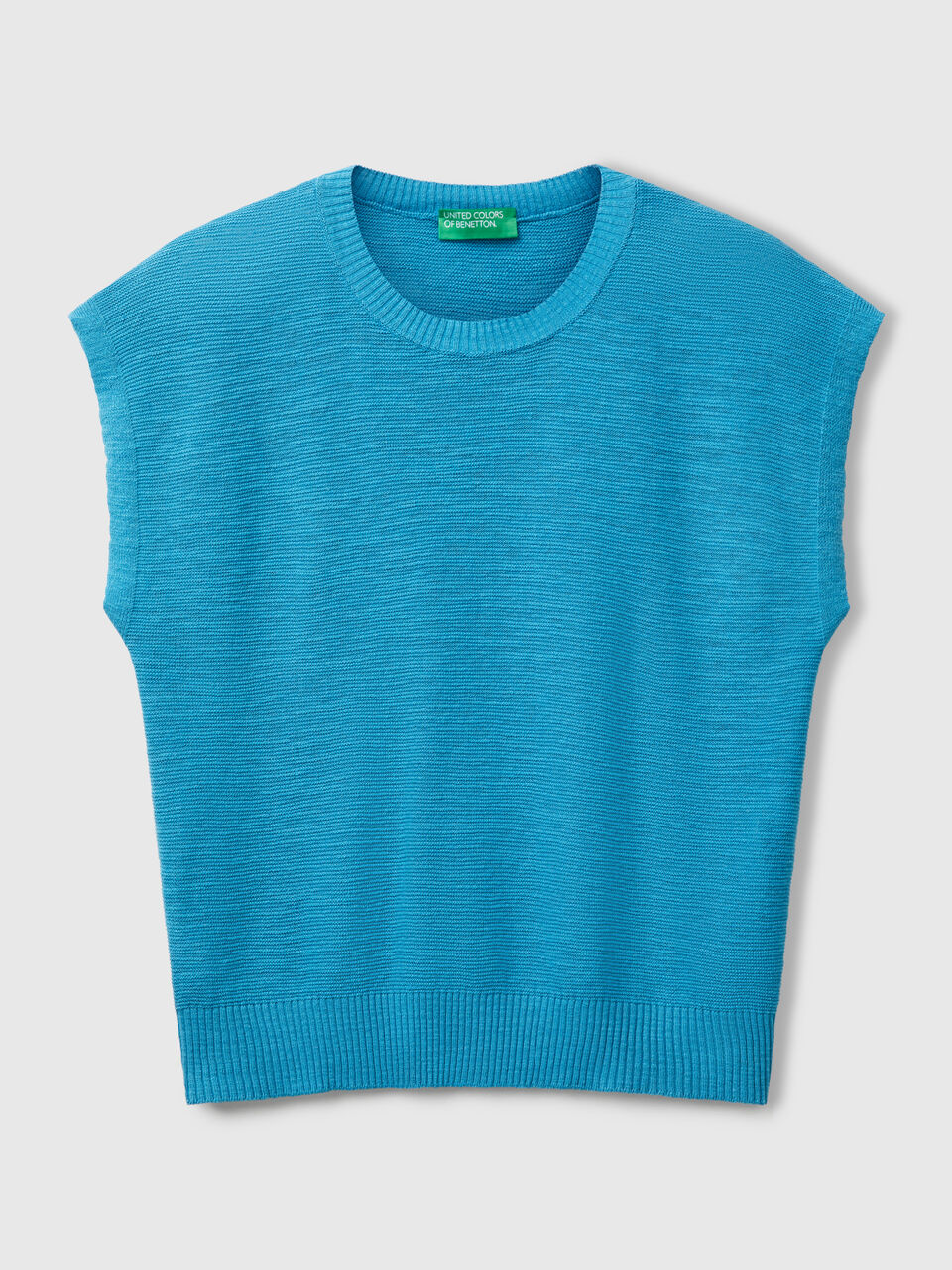 SLEEVELESS SWEATER Mujer image number 1