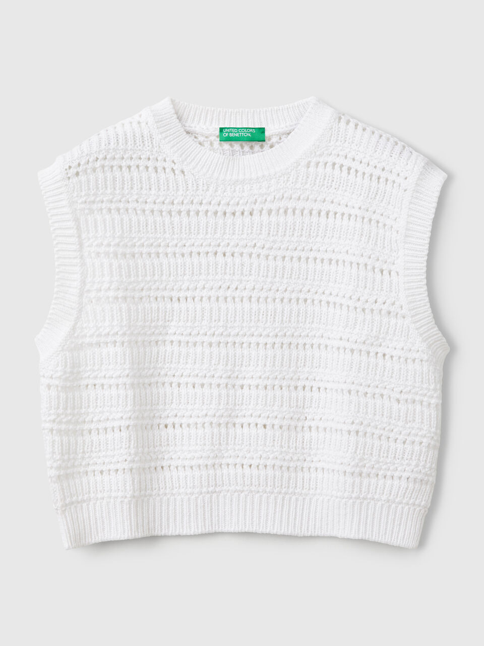 SLEEVELESS SWEATER Niña image number 1