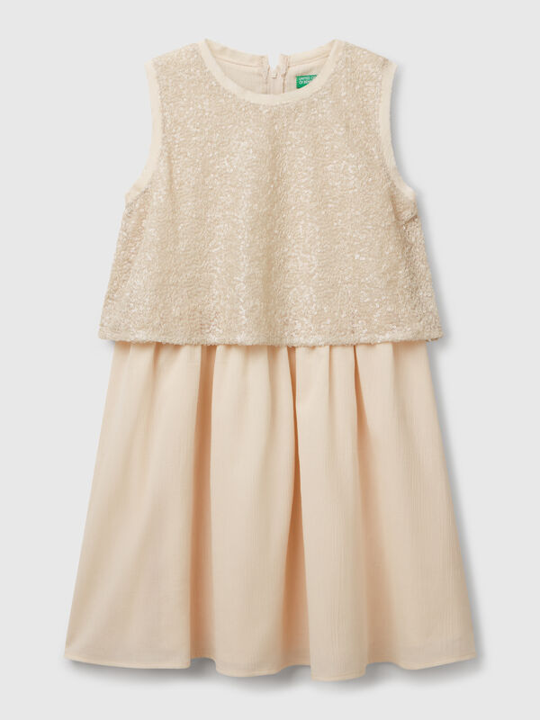 Vestido con lentejuelas Niña