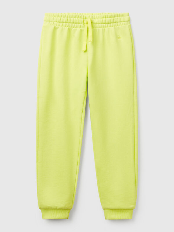 Pantalón de felpa con logotipo Niña