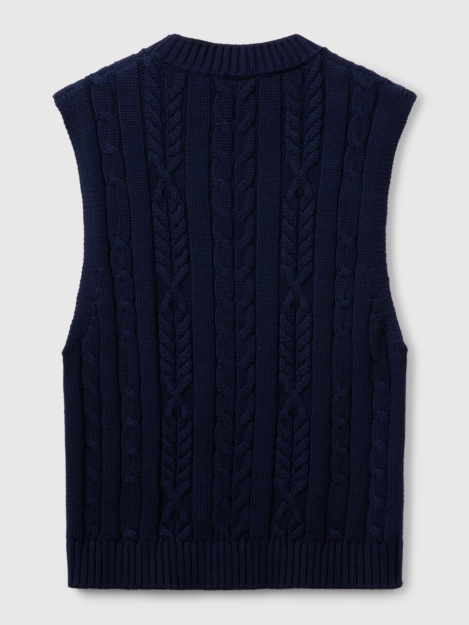 SLEEVELESS SWEATER Mujer image number 2