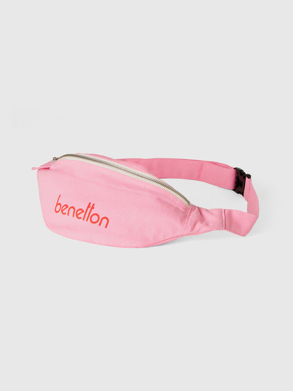 Riñonera rosa de 100 % algodón