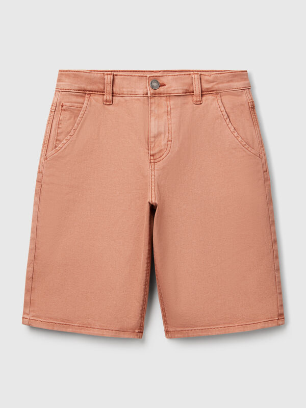 Bermudas regular fit efecto denim Niño