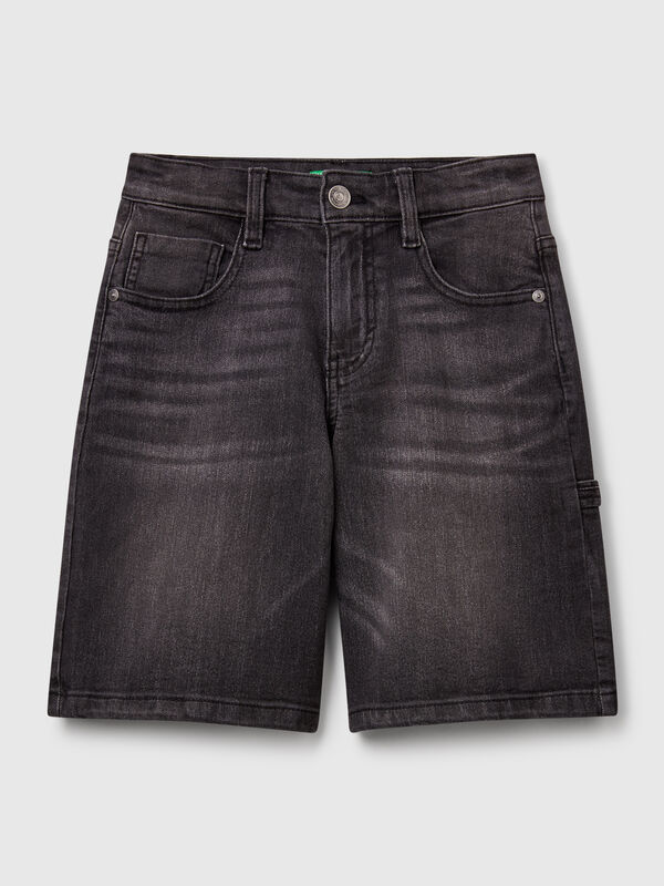 Bermudas denim corte recto Niño
