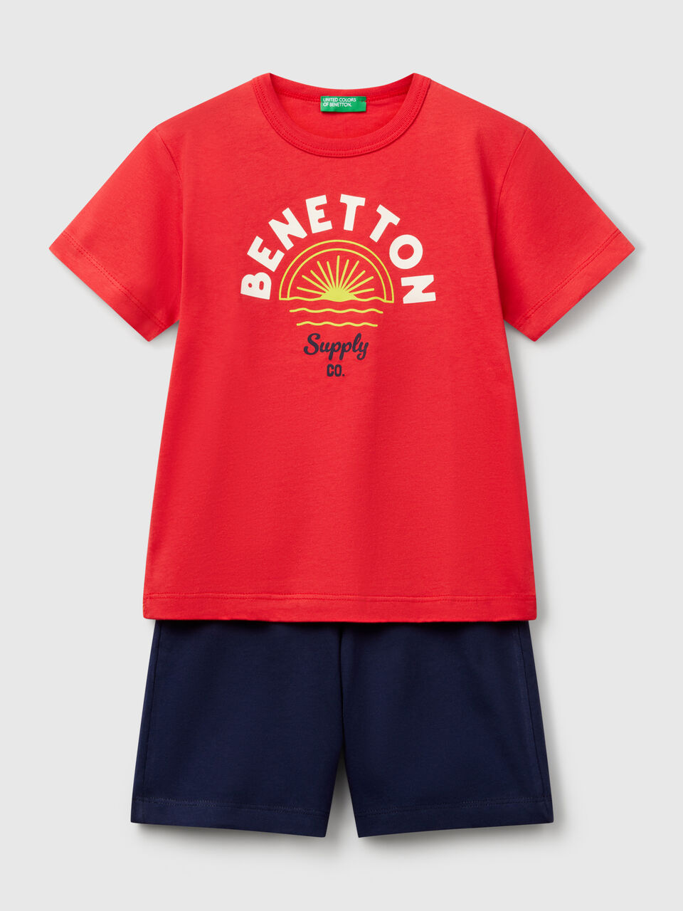 SET T-SHIRT+SHORTS Niño image number 1